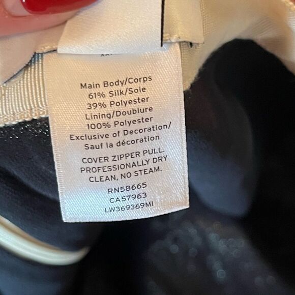 Lewit silk gold metallic pleated skirt - Picture 10 of 11